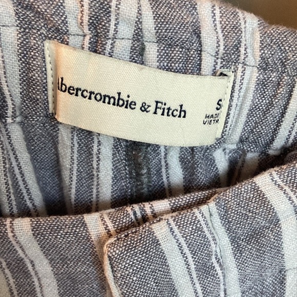 Abercrombie & Fitch Linen Blend Striped Pants - Picture 4 of 4